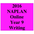2016 Y9 Writing - Online